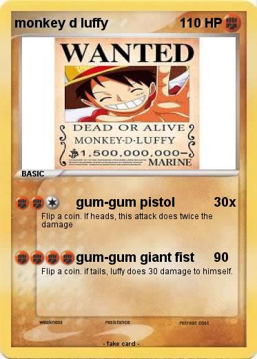 Pokemon monkey d luffy