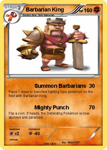 Pokemon Barbarian King