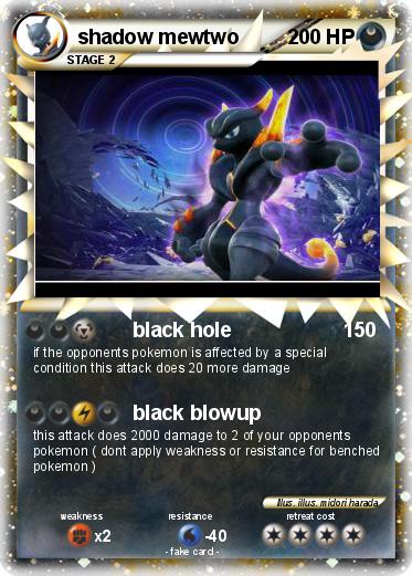 Pokemon shadow mewtwo