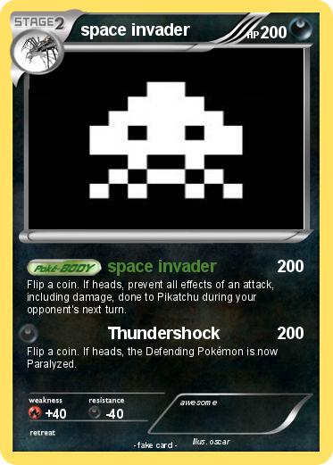 Pokemon space invader