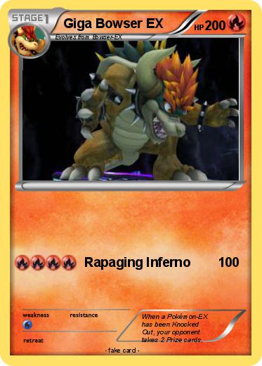 Pokemon Giga Bowser EX