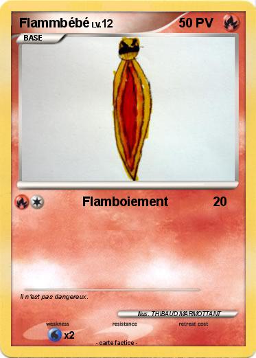 Pokemon Flammbébé