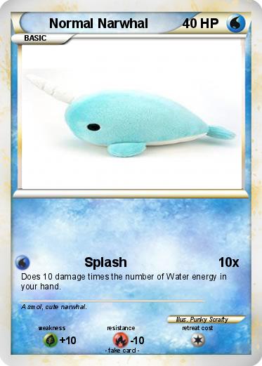 Pokemon Normal Narwhal