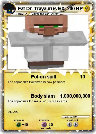 Pokemon Fat Dr. Trayaurus EX