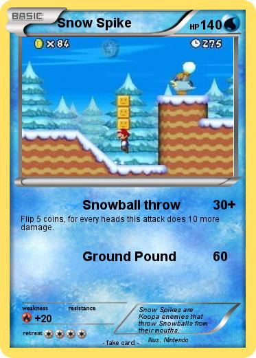 Pokemon Snow Spike
