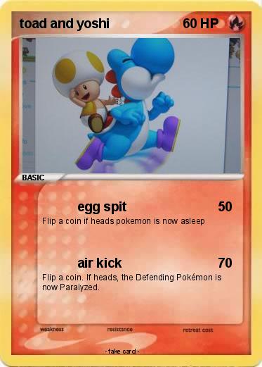 Pokemon toad and yoshi