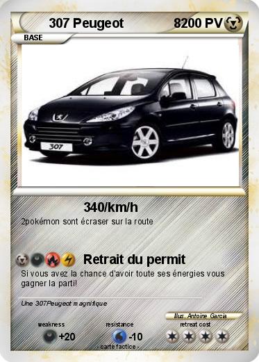 Pokemon 307 Peugeot              8