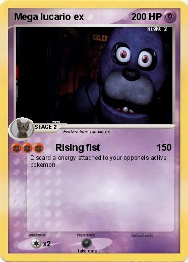 Pokemon Mega lucario ex