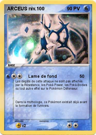 Pokemon ARCEUS niv.100