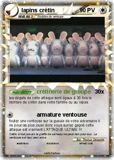 Pokemon lapins crétin