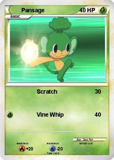 Pokemon Pansage