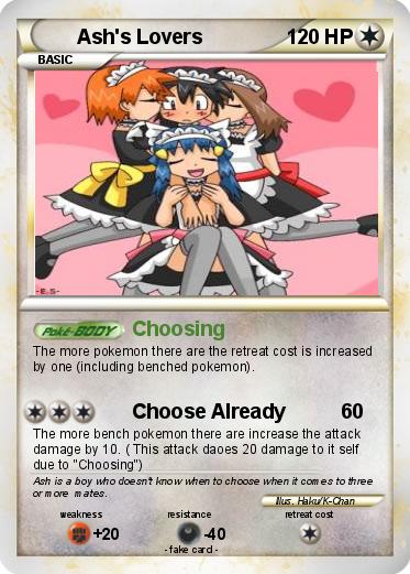 Pokemon Ash's Lovers