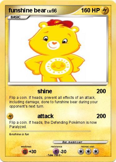 Pokemon funshine bear