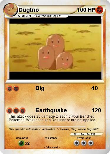 Pokemon Dugtrio