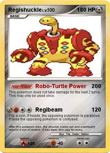 Pokemon Regishuckle