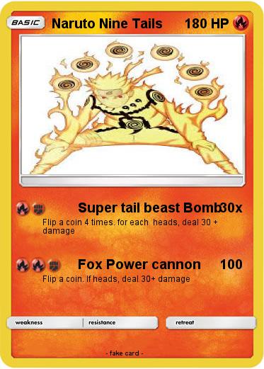 Pokemon Naruto Nine Tails