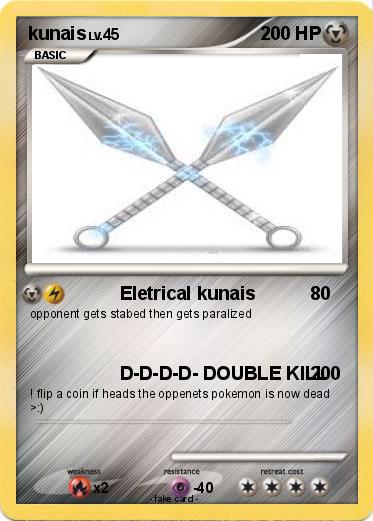 Pokemon kunais