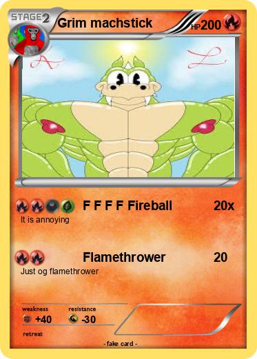 Pokemon Grim machstick