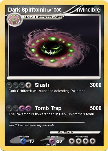 Pokemon Dark Spiritomb
