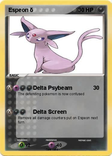 Pokemon Espeon δ
