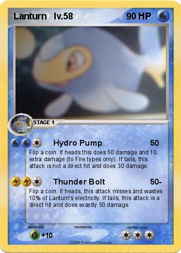 Pokemon Lanturn   lv.58