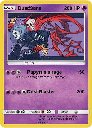 Pokemon Dust!Sans