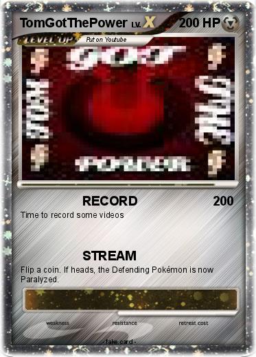 Pokemon TomGotThePower