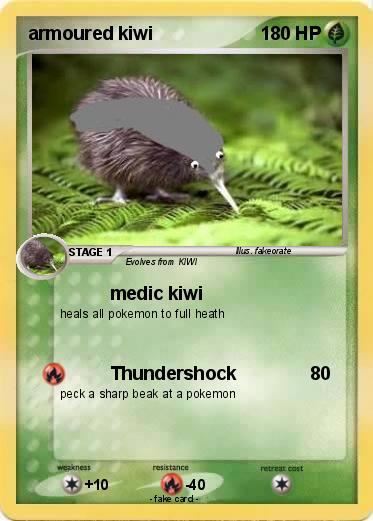 Pokemon armoured kiwi
