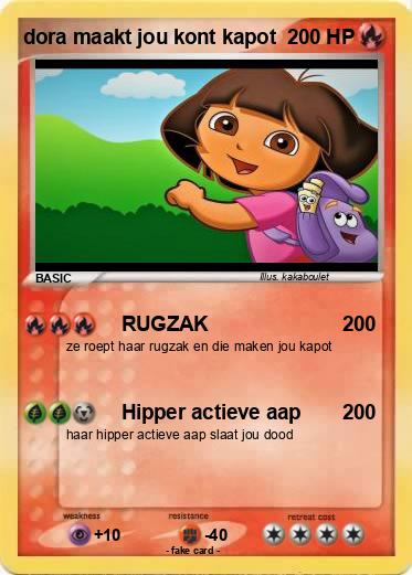 Pokemon dora maakt jou kont kapot