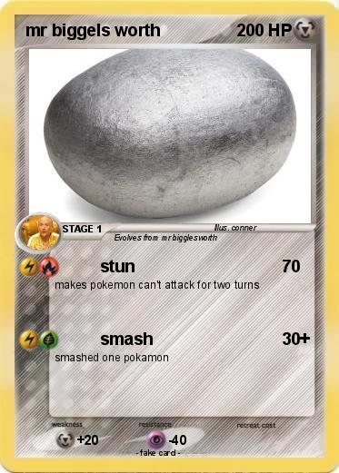 Pokemon mr biggels worth