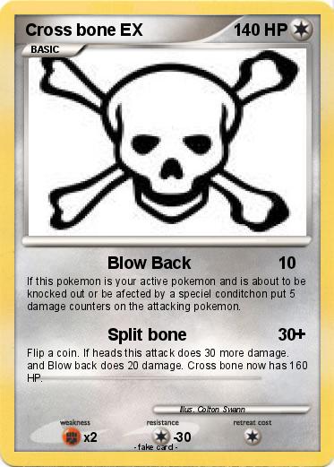 Pokemon Cross bone EX