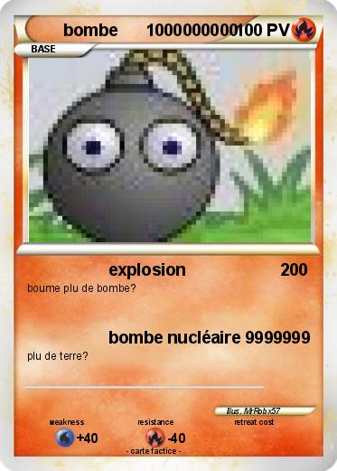Pokemon bombe      1000000000
