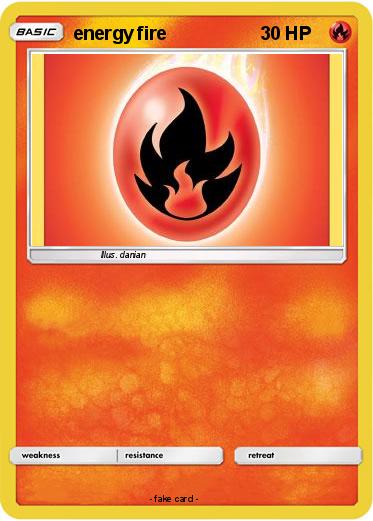 Pokemon energy fire