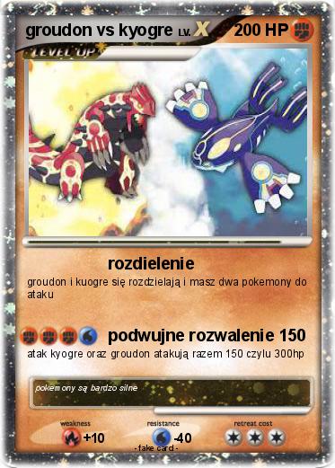 Pokemon groudon vs kyogre