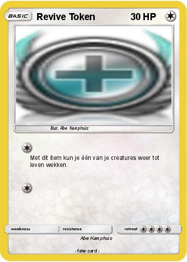 Pokemon Revive Token