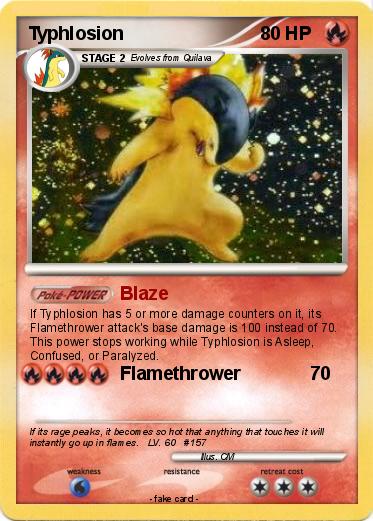 Pokemon Typhlosion