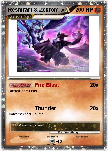 Pokemon Reshiram & Zekrom