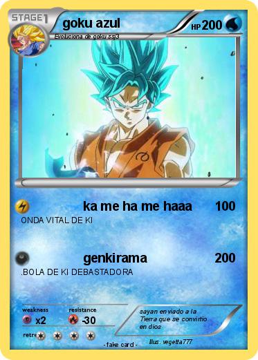 Pokemon goku azul