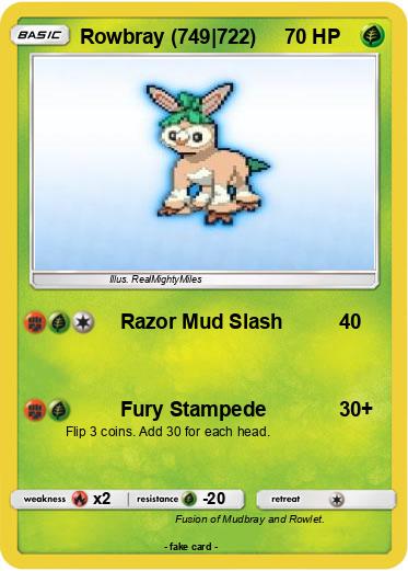 Pokemon Rowbray (749|722)