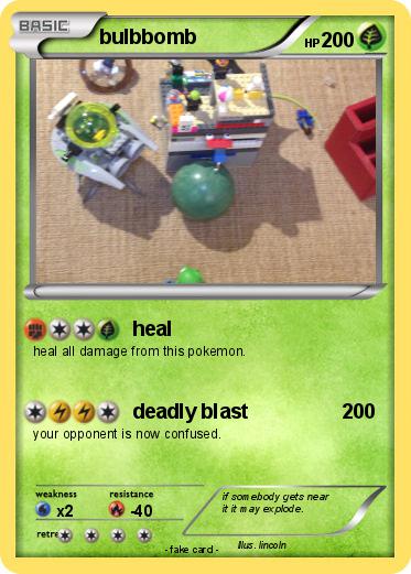 Pokemon bulbbomb
