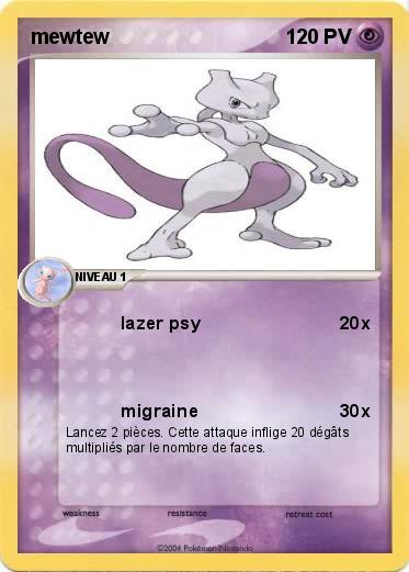 Pokemon mewtew