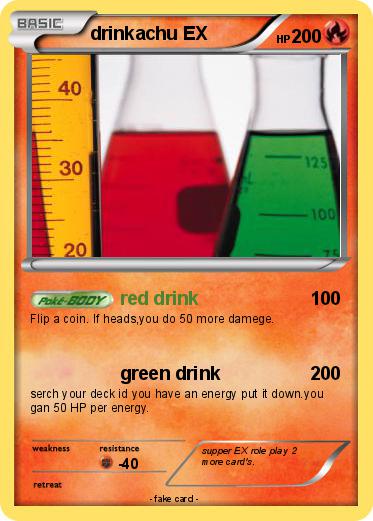 Pokemon drinkachu EX