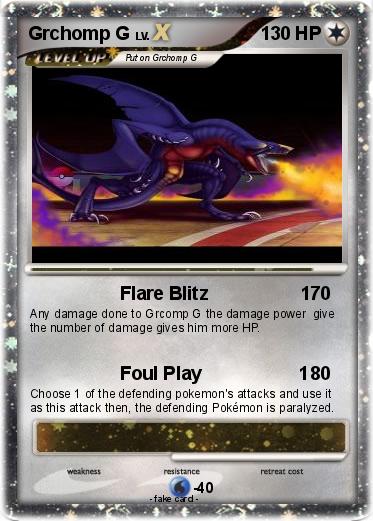 Pokemon Grchomp G