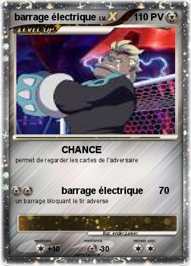 Pokemon barrage électrique