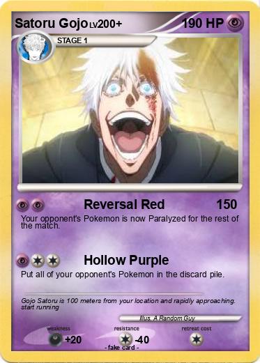 Pokemon Satoru Gojo
