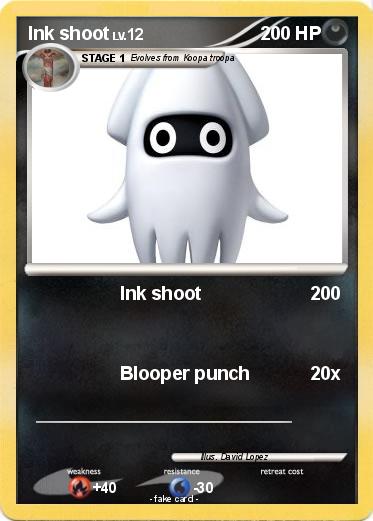 Pokemon Ink shoot
