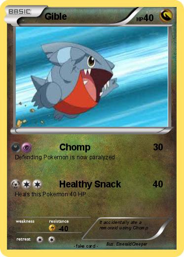 Pokemon Gible