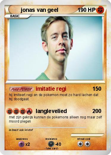 Pokemon jonas van geel