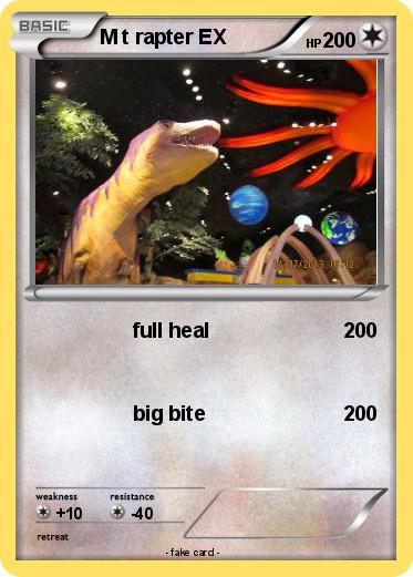 Pokemon M t rapter EX