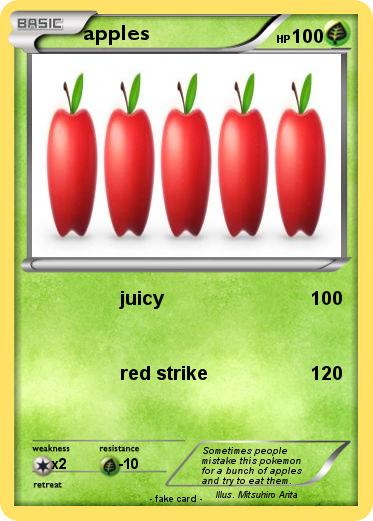 Pokemon apples